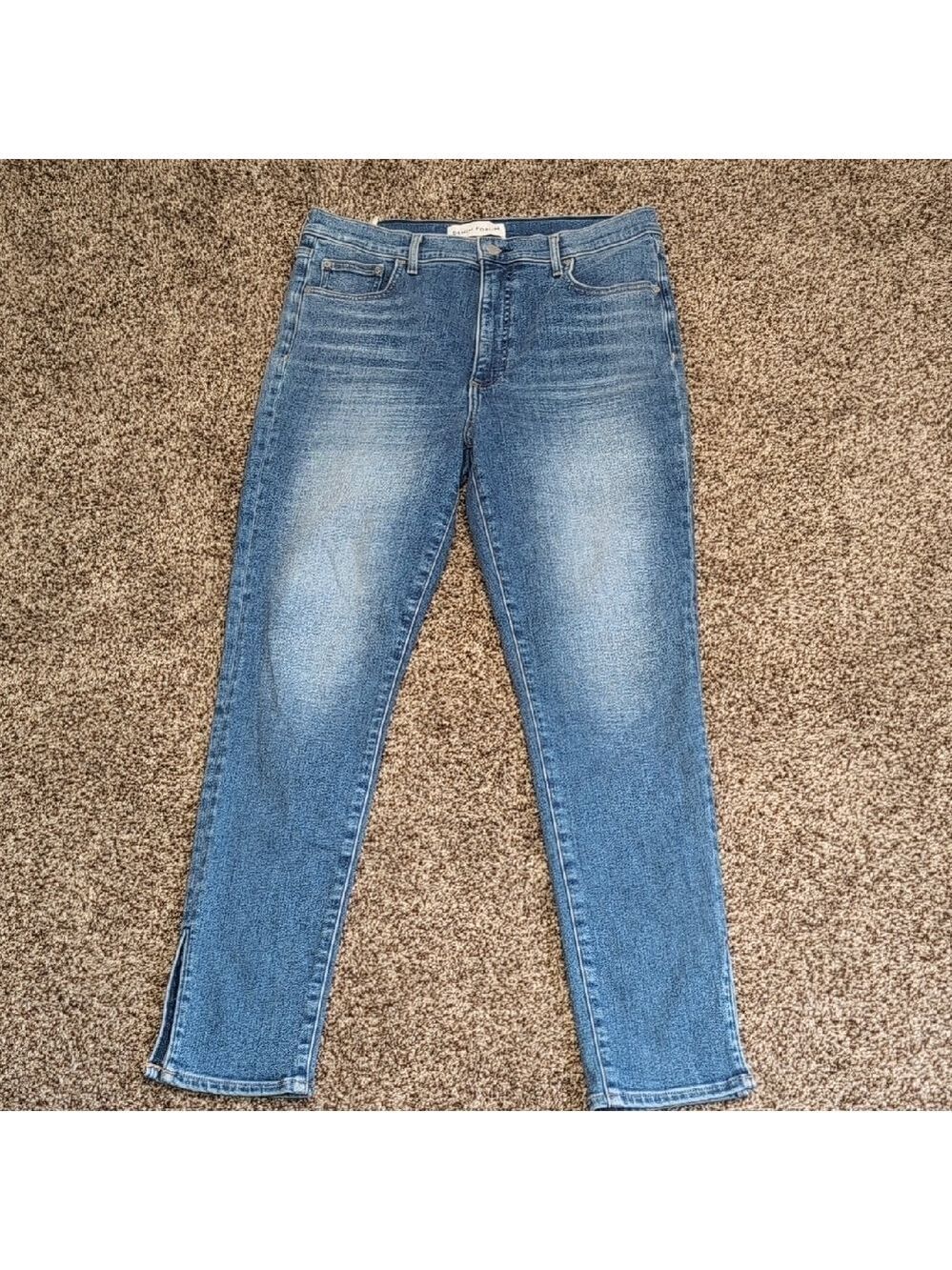 Denim Forum The Lola High Rise Skinny Stretchy Size 32x29